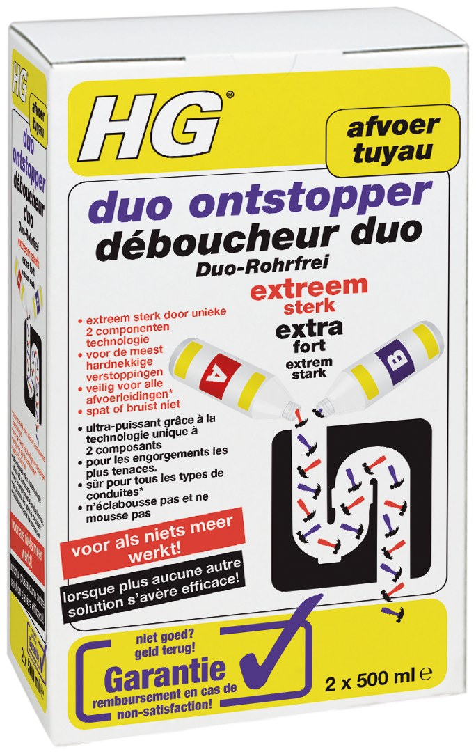 HG DUO ONTSTOPPER 2X 500ML