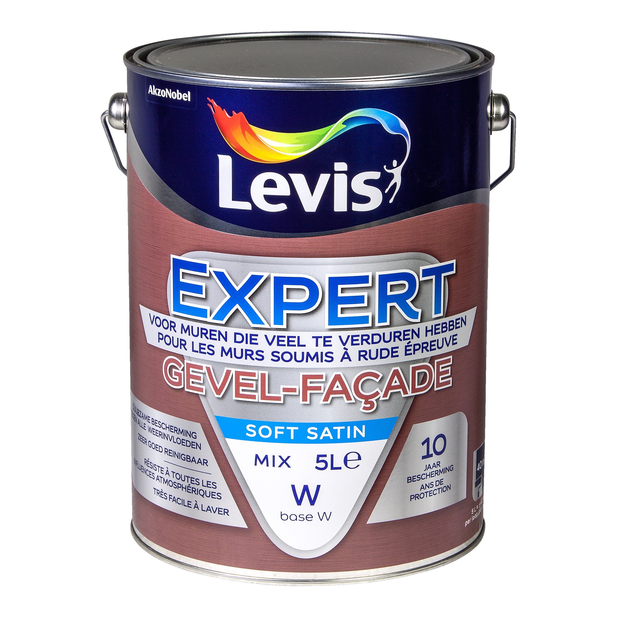 PLAFONDVERF EXPERT GEVEL BASE W SOFT SATIN 5 L