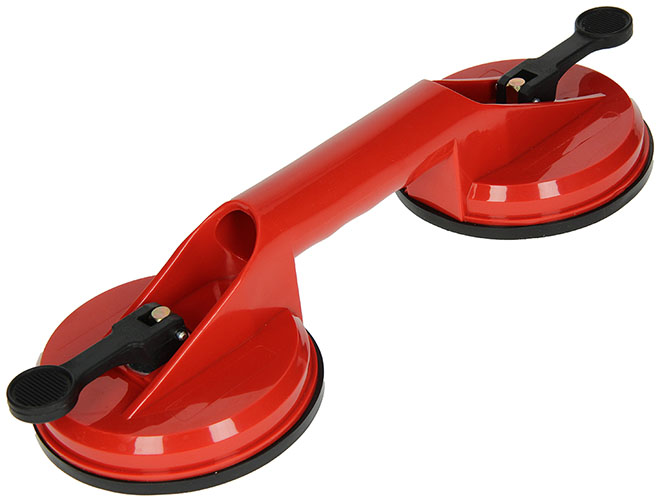 Ventouse Double Tete Rouge ø 12cm