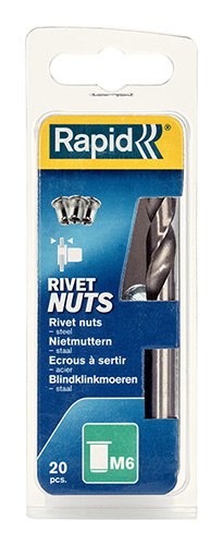 BLINDKLINKMOEREN M6 - 20ST