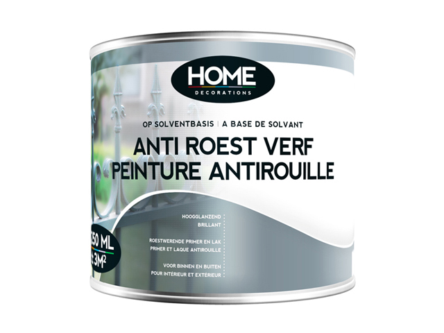 Hoogglans Anti Roestverf Zwart 9005 250ml