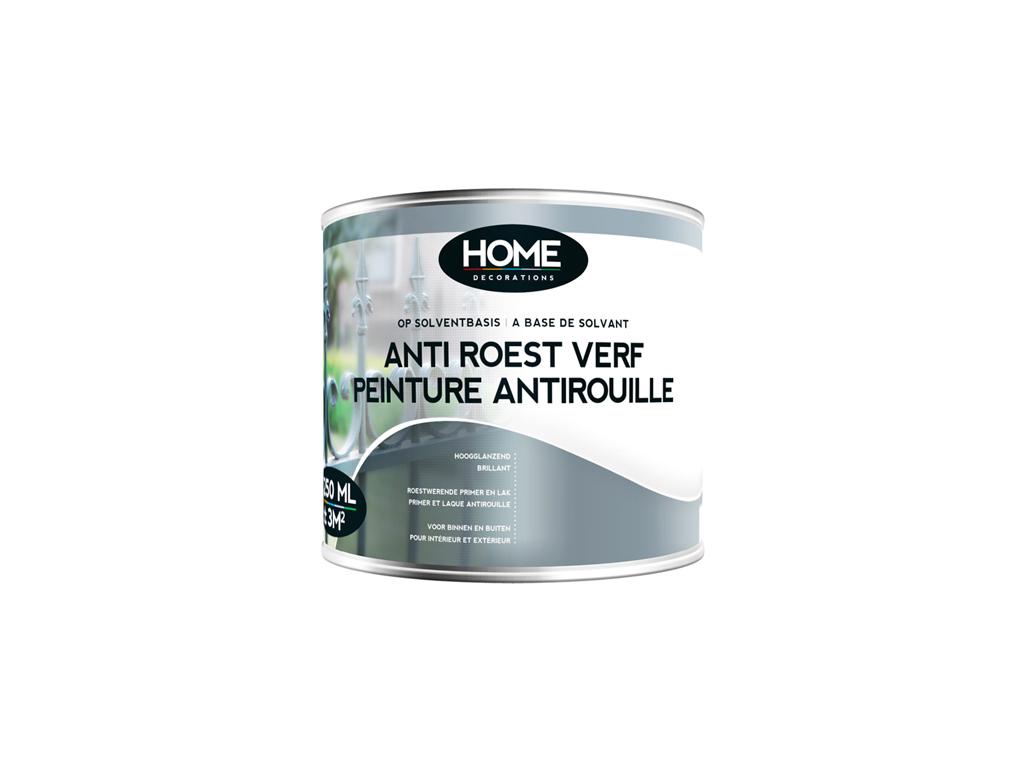 HOOGGLANS ANTI ROESTVERF ZWART 9005 250ML