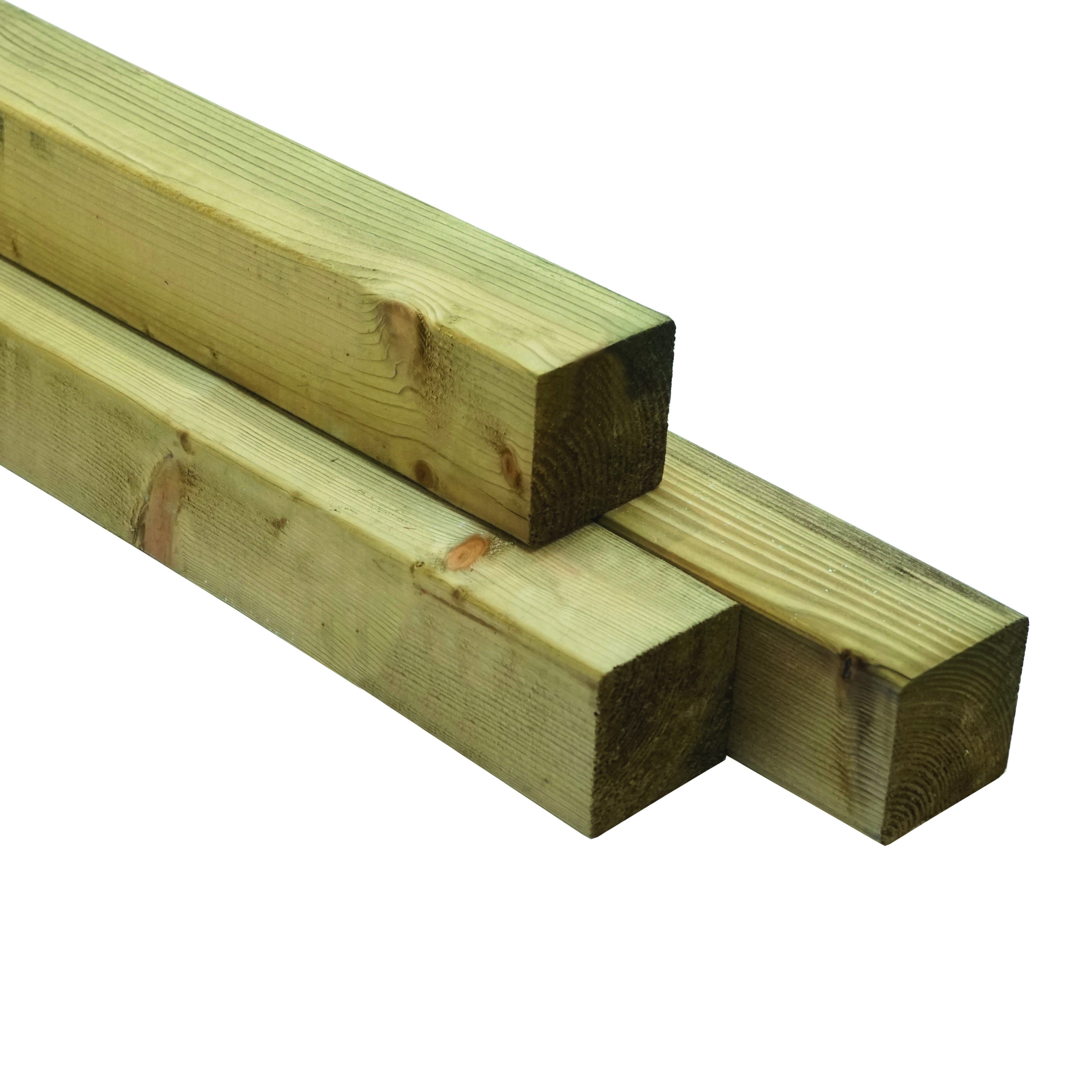 VIERKANTE PALEN - 90 X 90 X 1900 MM