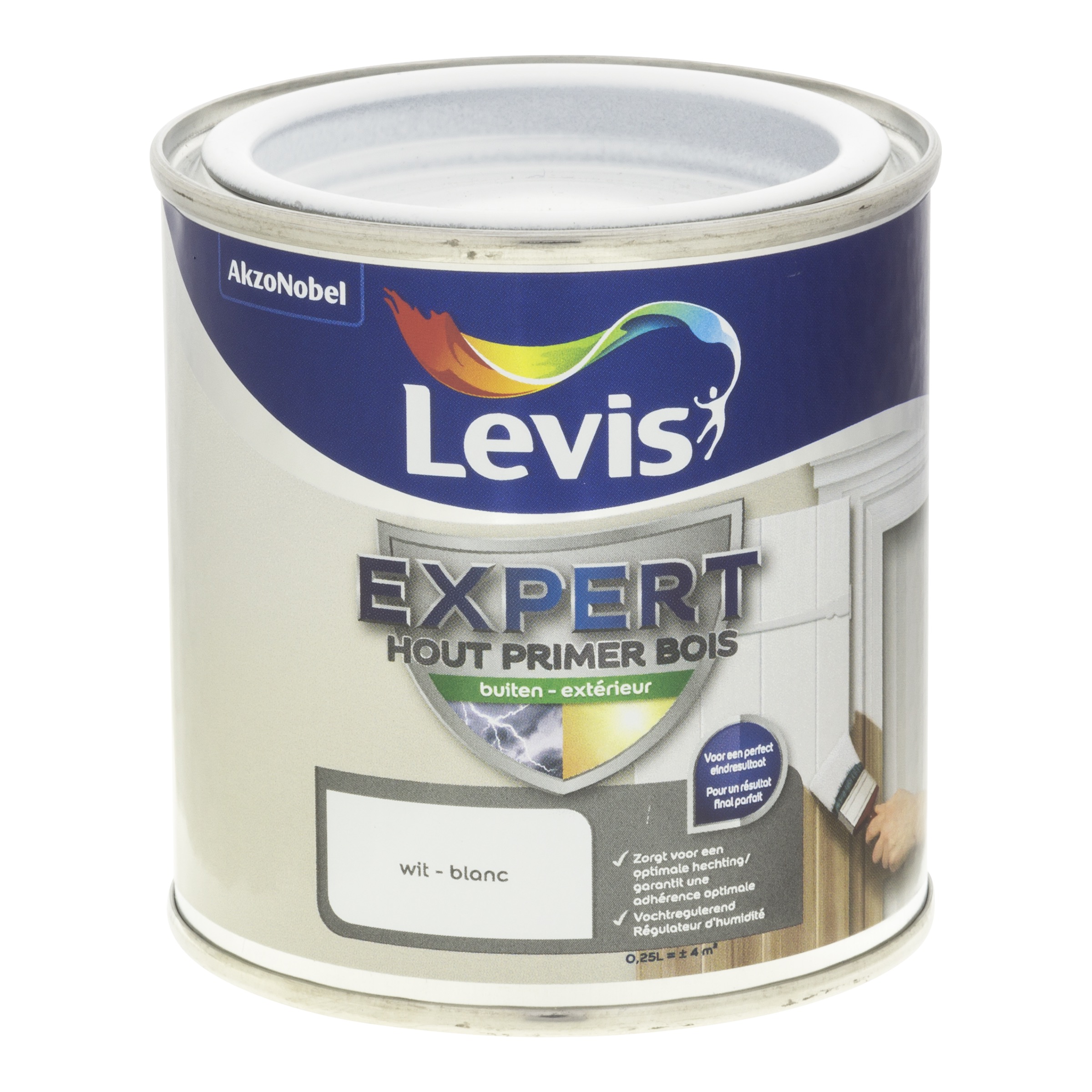 Primer Expert Hout Buiten 250 Ml Wit