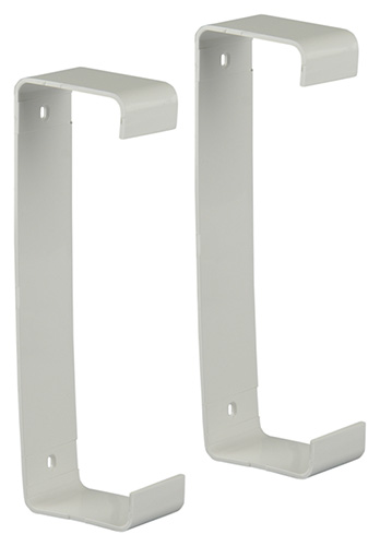 BEVESTIGINGSBEUGELS 7023 WIT 204X60MM PVC - 2 STUKS