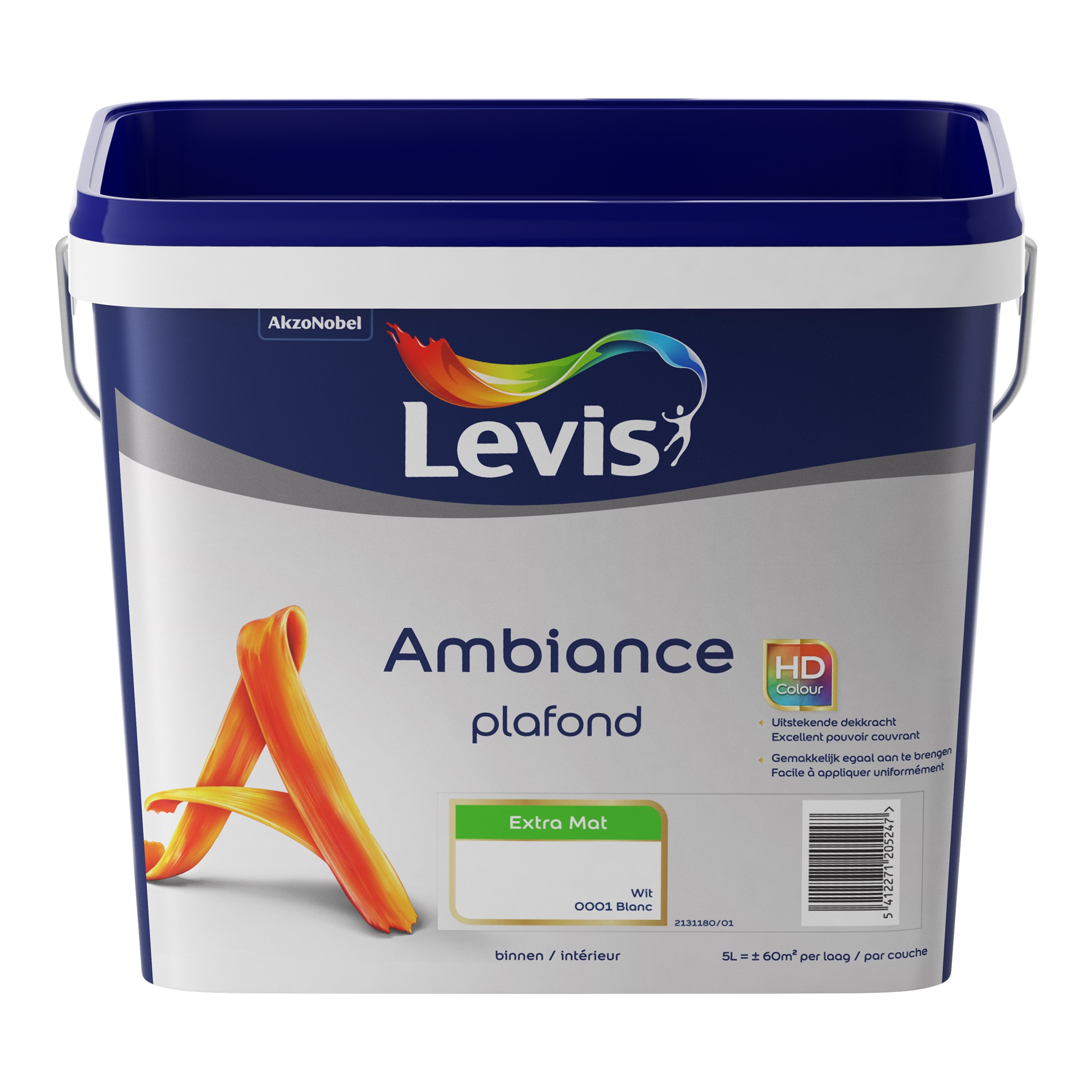 PLAFONDVERF AMBIANCE EXTRA MAT WIT 5 L