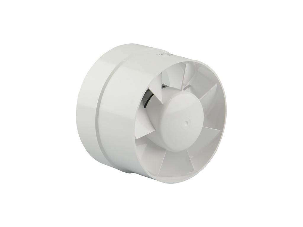 VENTILATEUR TUBULAIRE MECANIQUE 7122 BLANC Ø 125MM