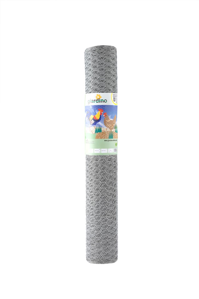 GIARDINO zeskant verz. 13x0.7mm x 100cm x 25m
