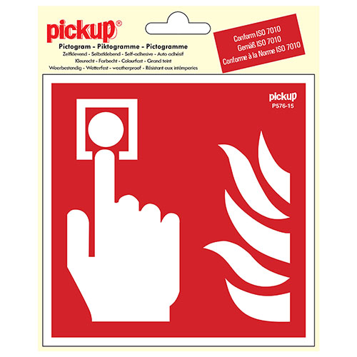 PICTOGRAM 15X15CM BRANDMELDER