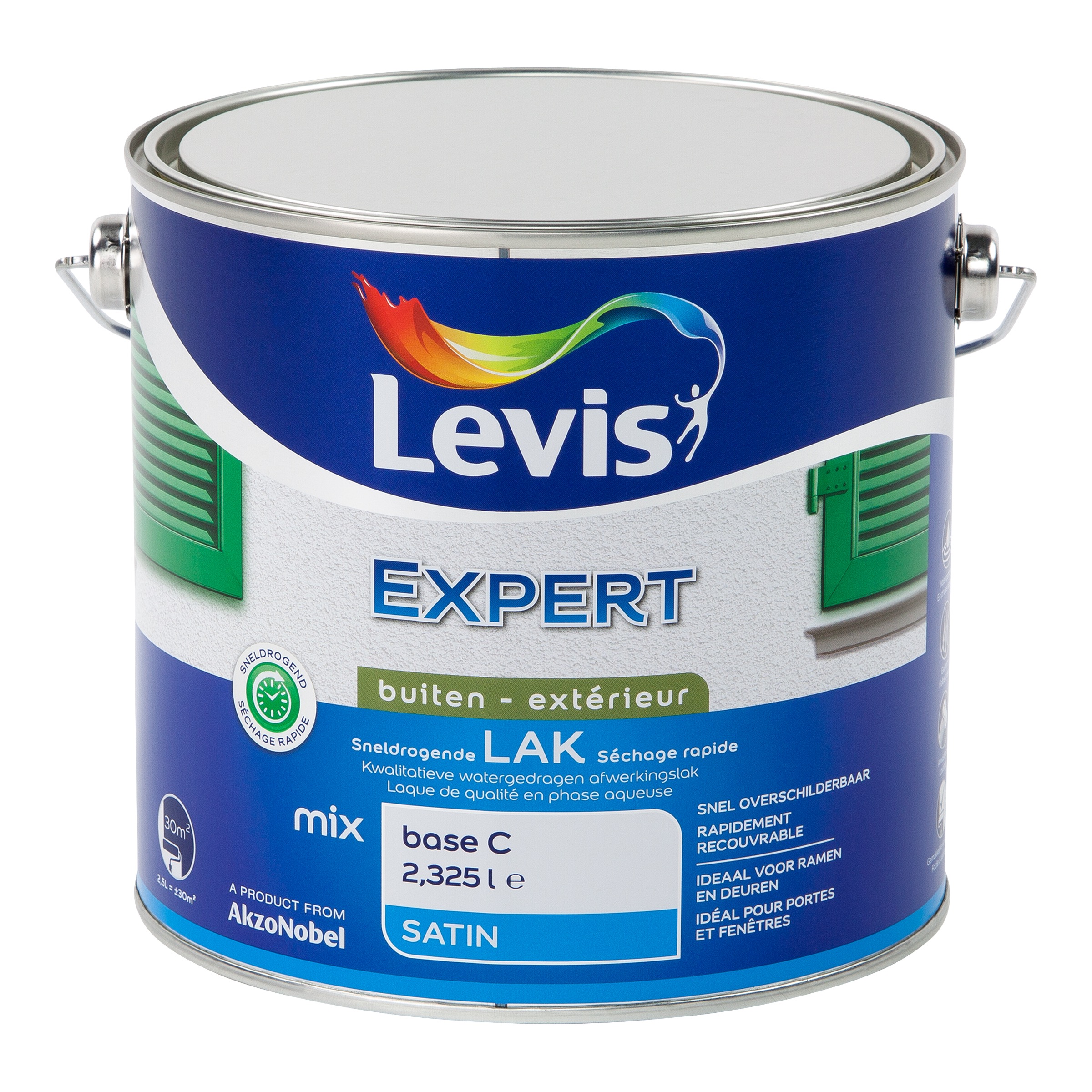 Lak Expert Hout Buiten Sneldrogend Satin Mix 1 L Clear