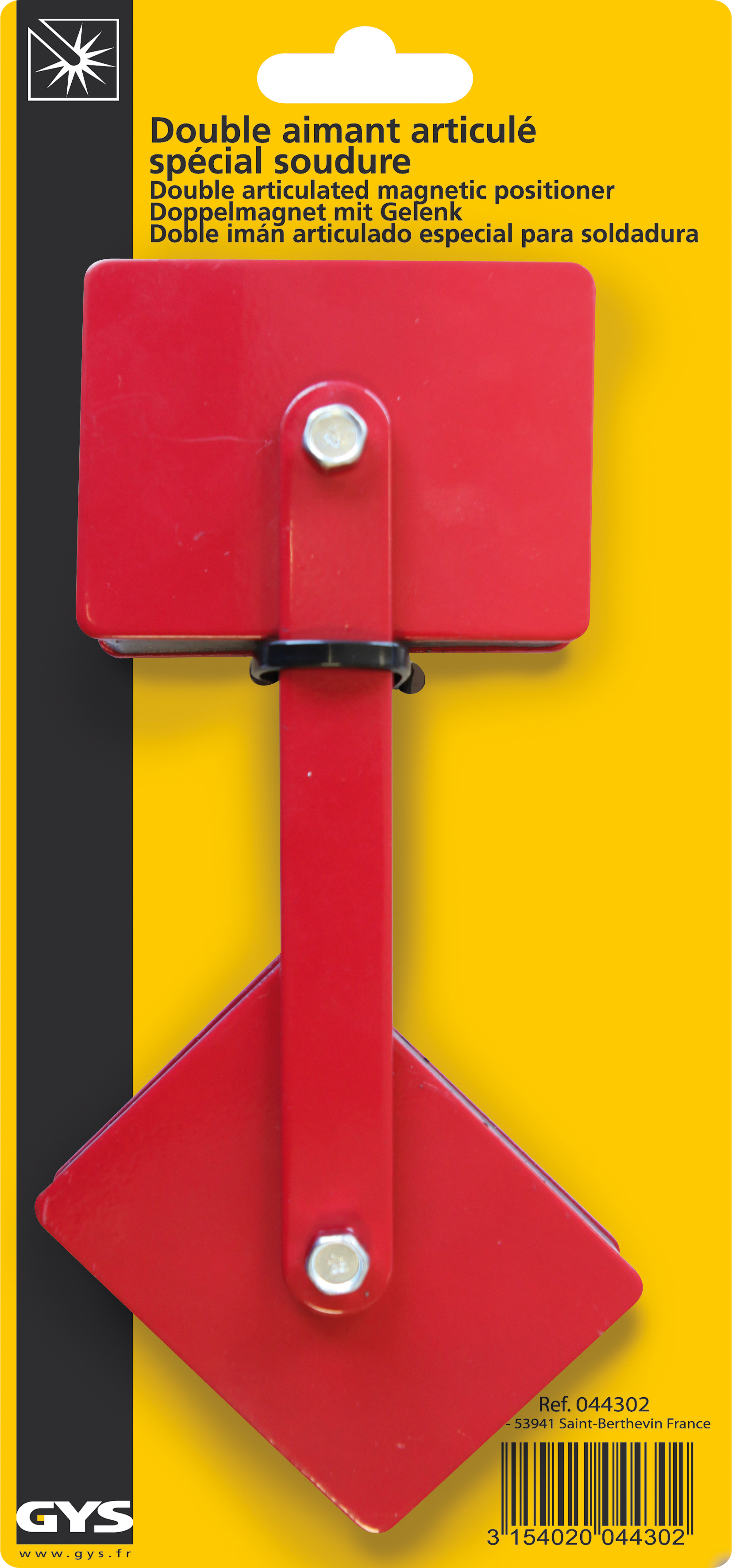 MAGNET : DUBBELE MAGNETISCHE WERKSTUKHOUDER 45°-90°