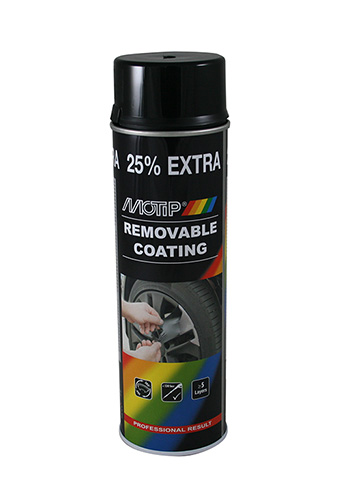 Lakspray Removable Coating Zwart Hoogglans 500 Ml