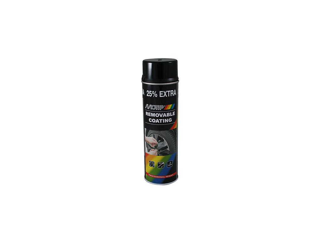 LAKSPRAY REMOVABLE COATING ZWART HOOGGLANS 500 ML