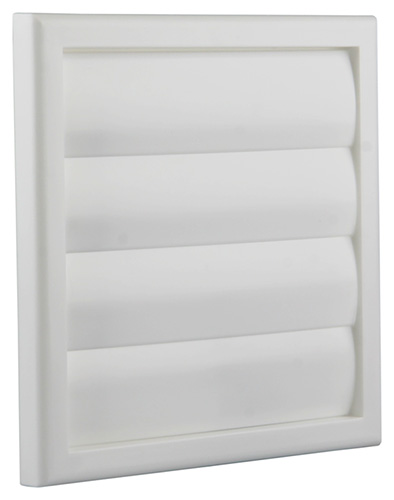 Opbouw Dampkaprooster Pvc Ral 9010 187x187mm