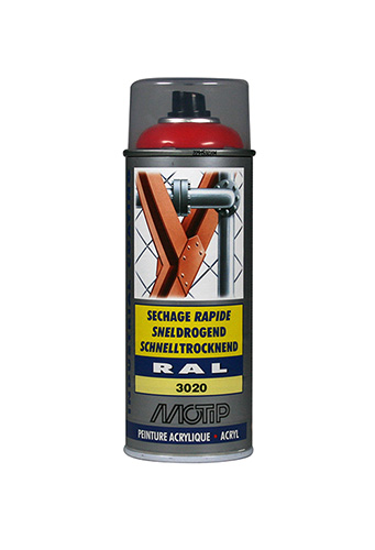 Spray Acryl Ral 3020 Verkeers Rood 400ml