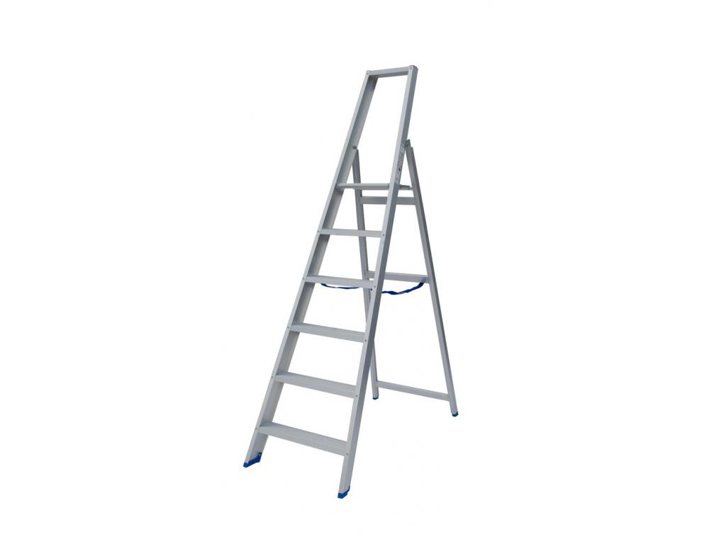 PROFESSIONELE TRAPLADDER COMPACT 1,93M 6 SPORTEN
