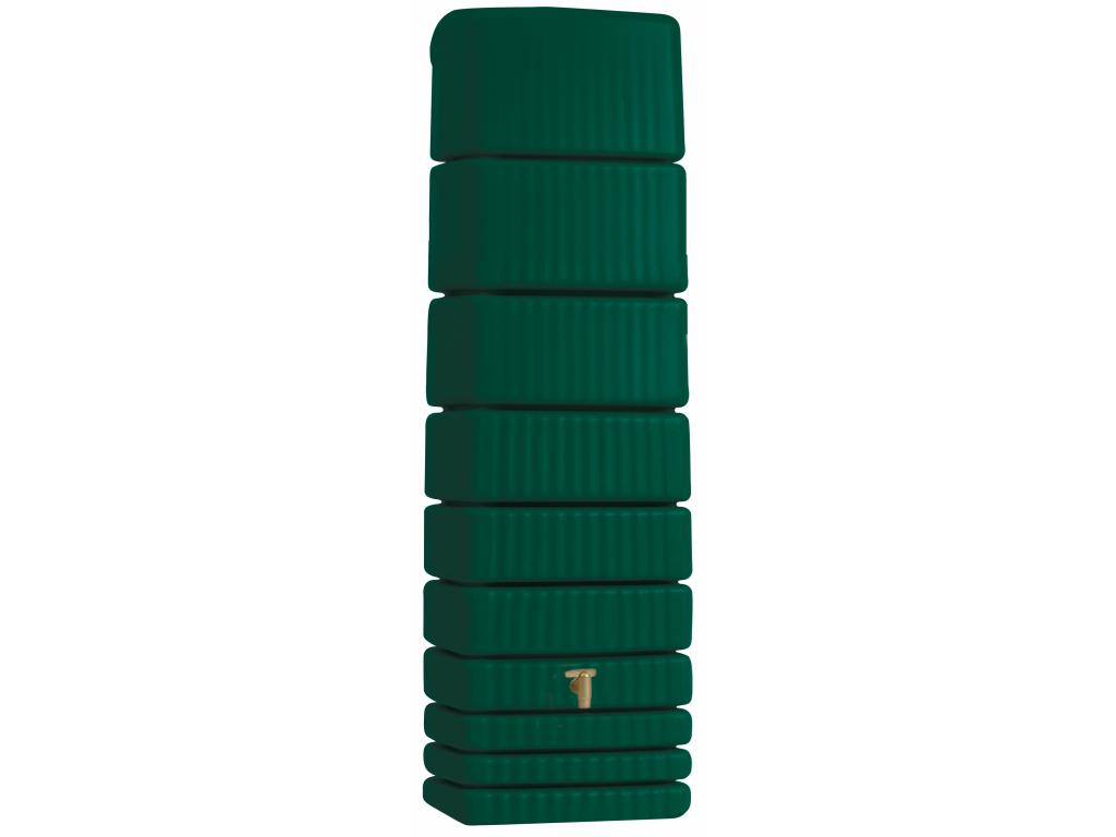 REGENTON MUURMODEL SLIM 650L GROEN MET KRAAN
