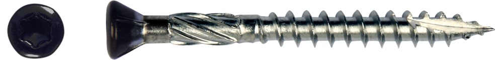 Potdekselschroeven Verzonken Kop Zwart T15 ø4xl40mm C2- 50 St