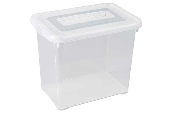 Doos Handy Box 9l 29.4x19.4x24.4cm Transpara