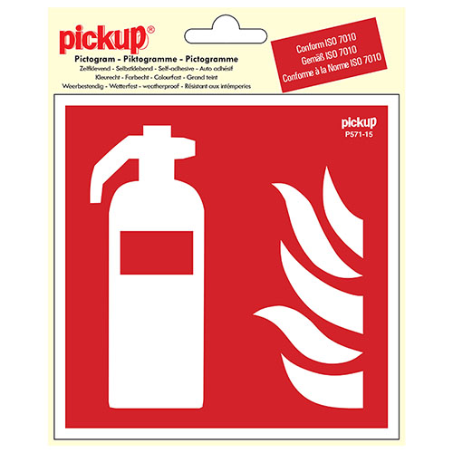 Pictogram 15x15cm Brandblusser