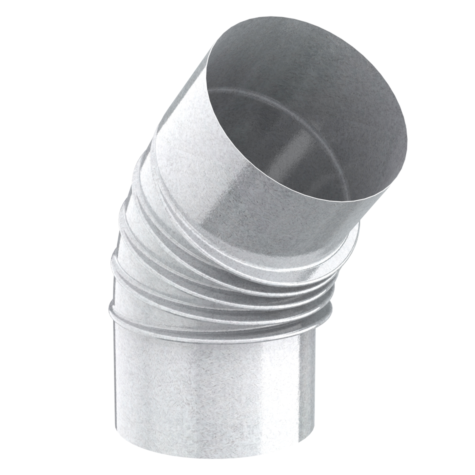 COUDE 45° 100 MM GALVANISÉ