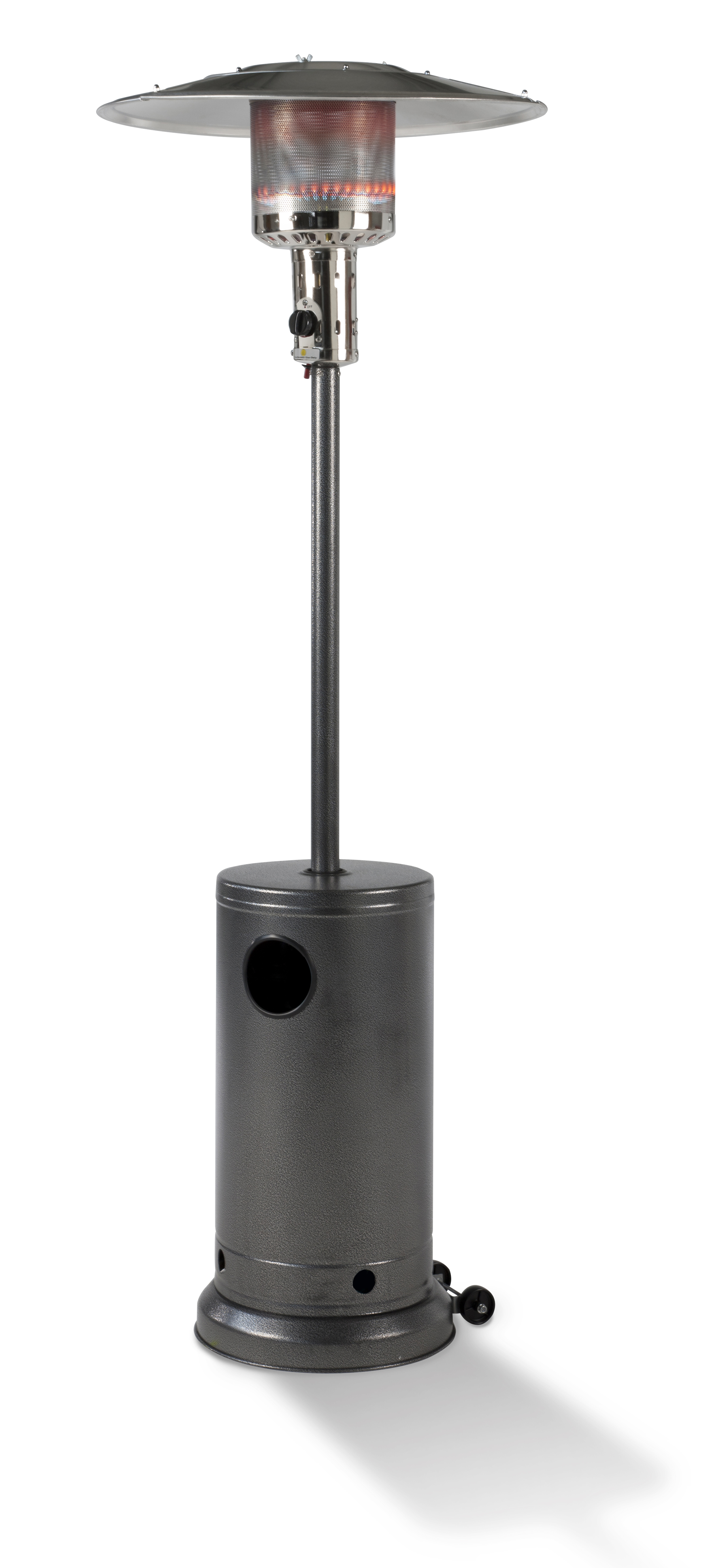 Terrasverwarmer Champion Grijs Met Wielen