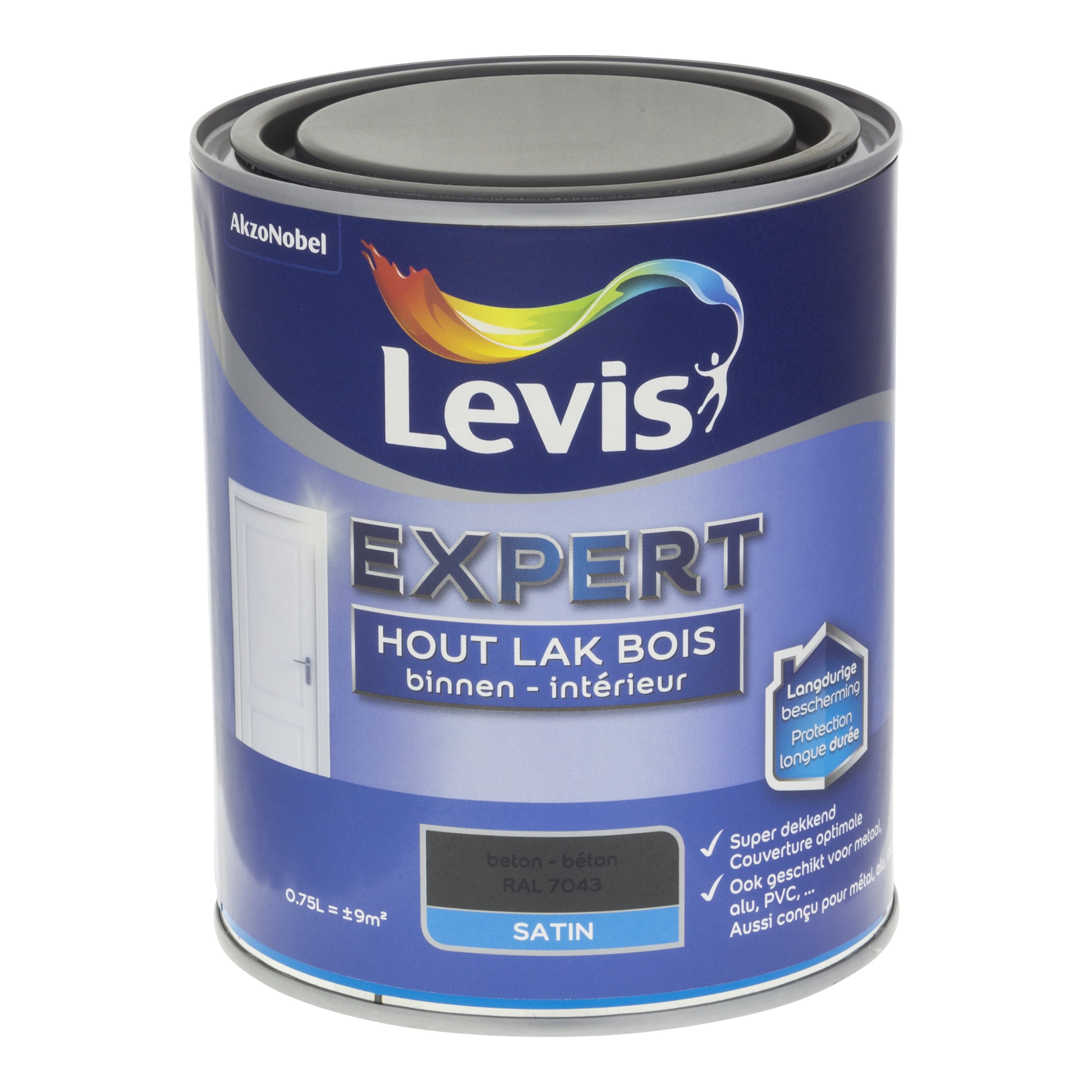 Lak Expert Hout Binnen Satin 750 Ml Beton