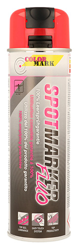 Spray Spotmarker Fluo Rood 500ml