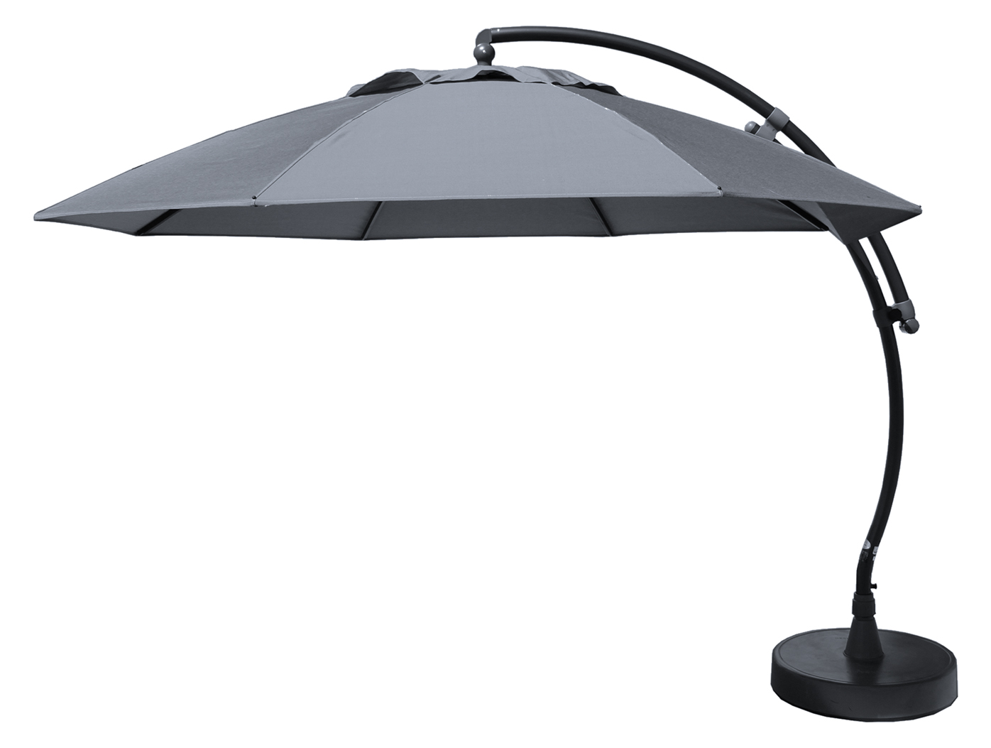 Parasol Easysun Xl375 Olefin Titanium Met Voeten