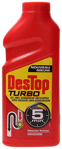 VLOEIBARE ONTSTOPPER TURBO 500ML