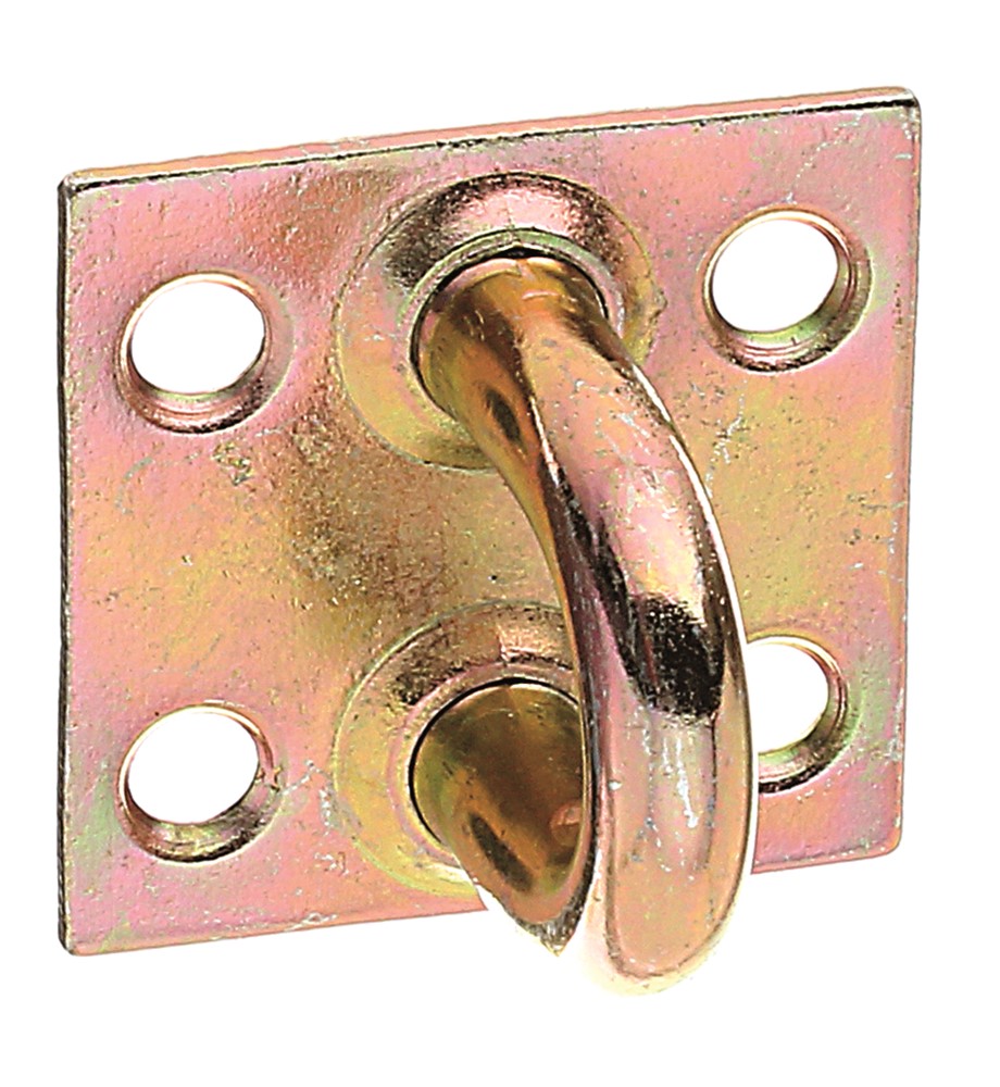 Beugel Op Plaat, Geel Vz, 37x37