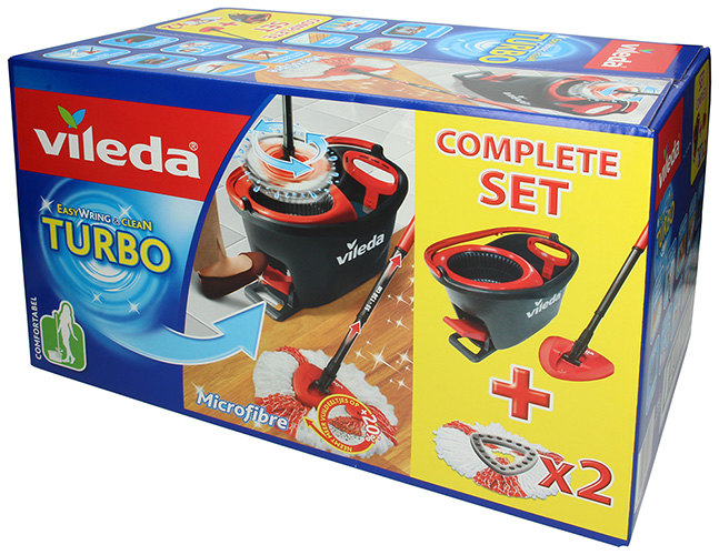 Set Emmer+mop+steel Easywring & Clean