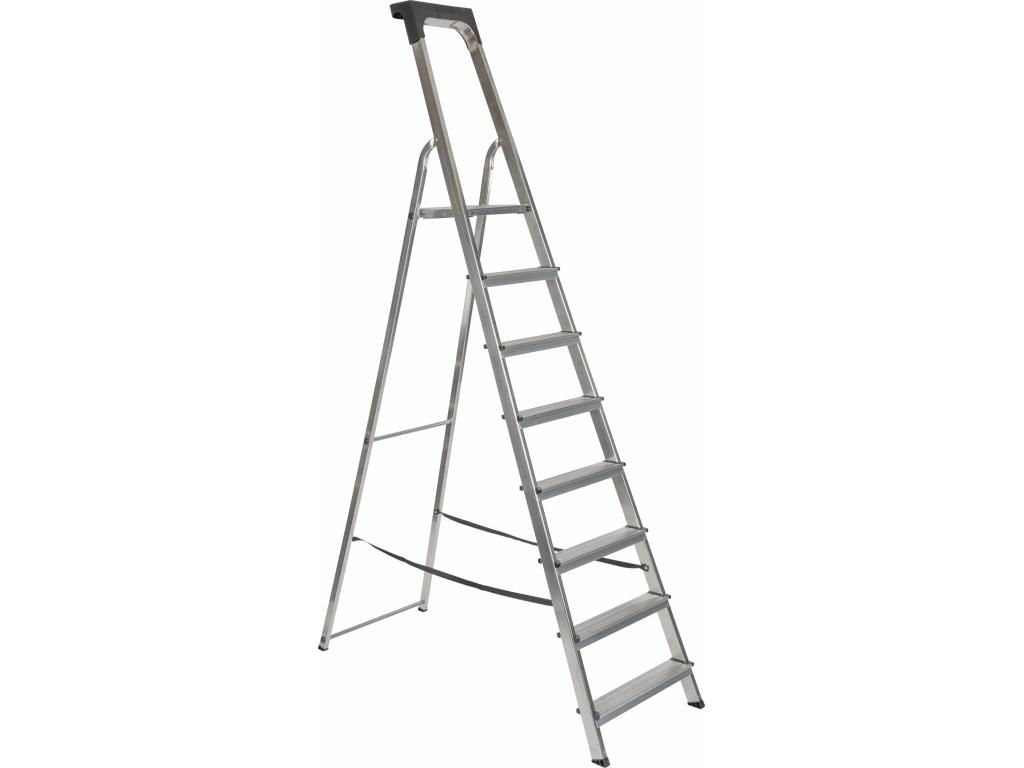 ESCABEAU ALUMINIUM 8 MARCHES EURO STEP