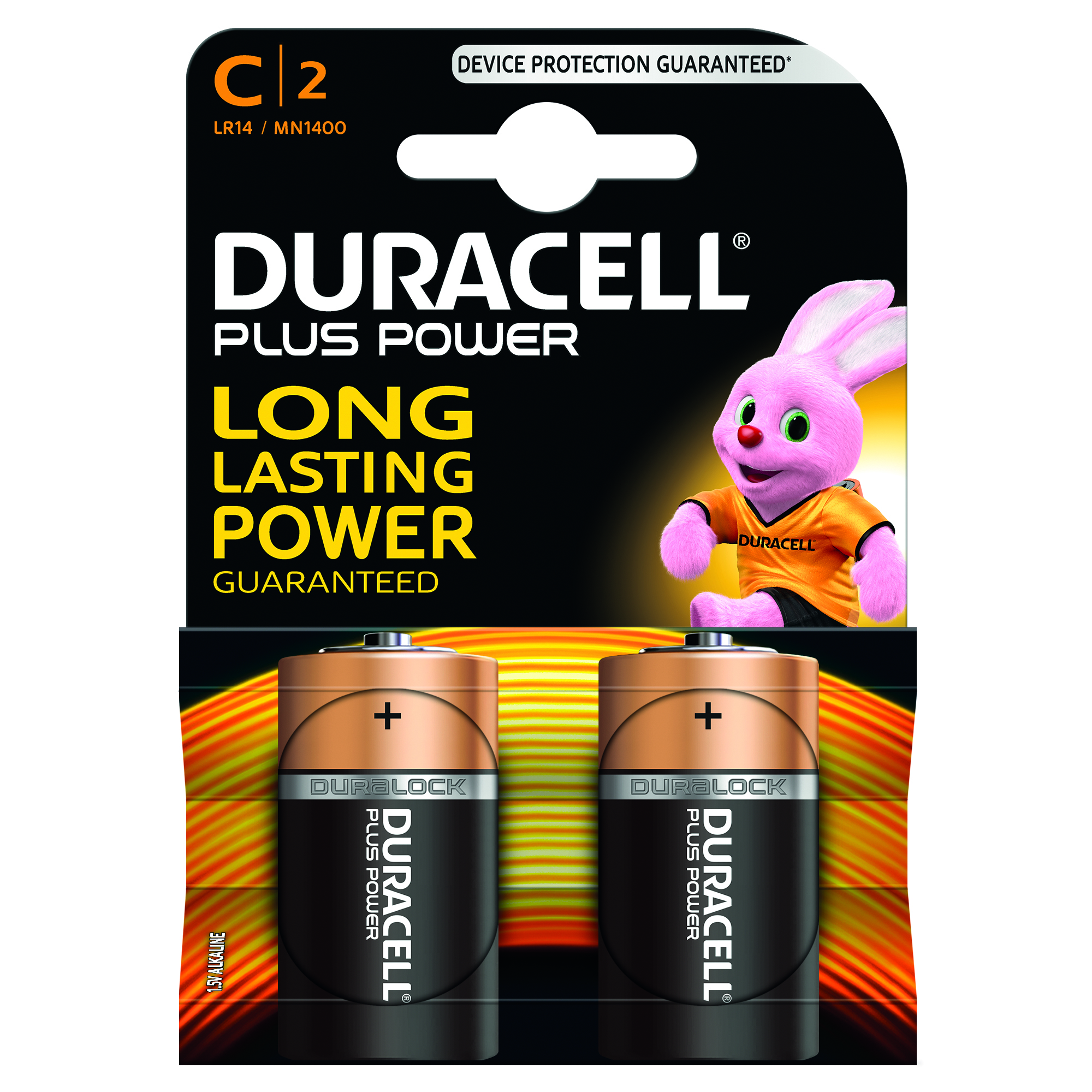 Alkaline Batterij C Plus Power 1.5v - 2st