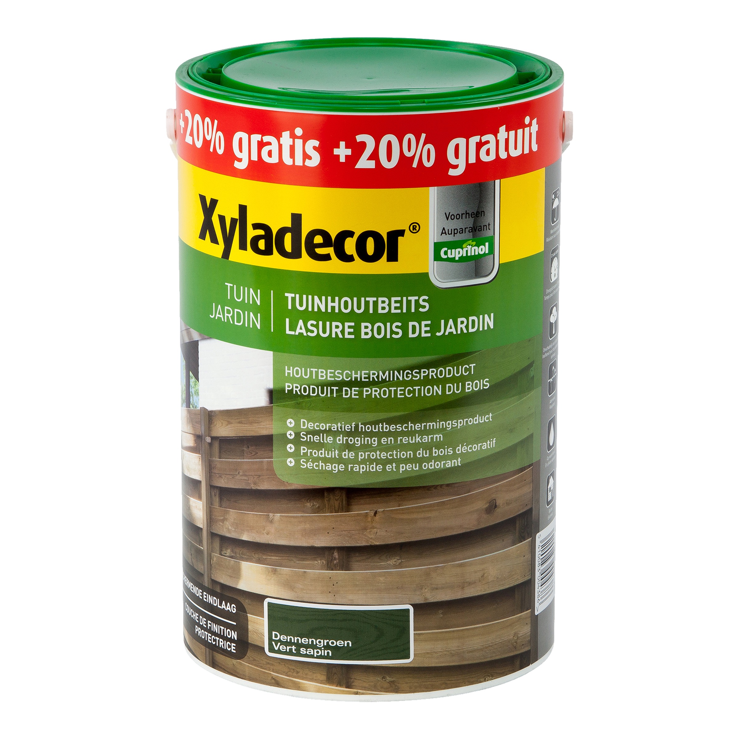 Beits Tuinhoutbeits Mat Dennengroen Promo 6l