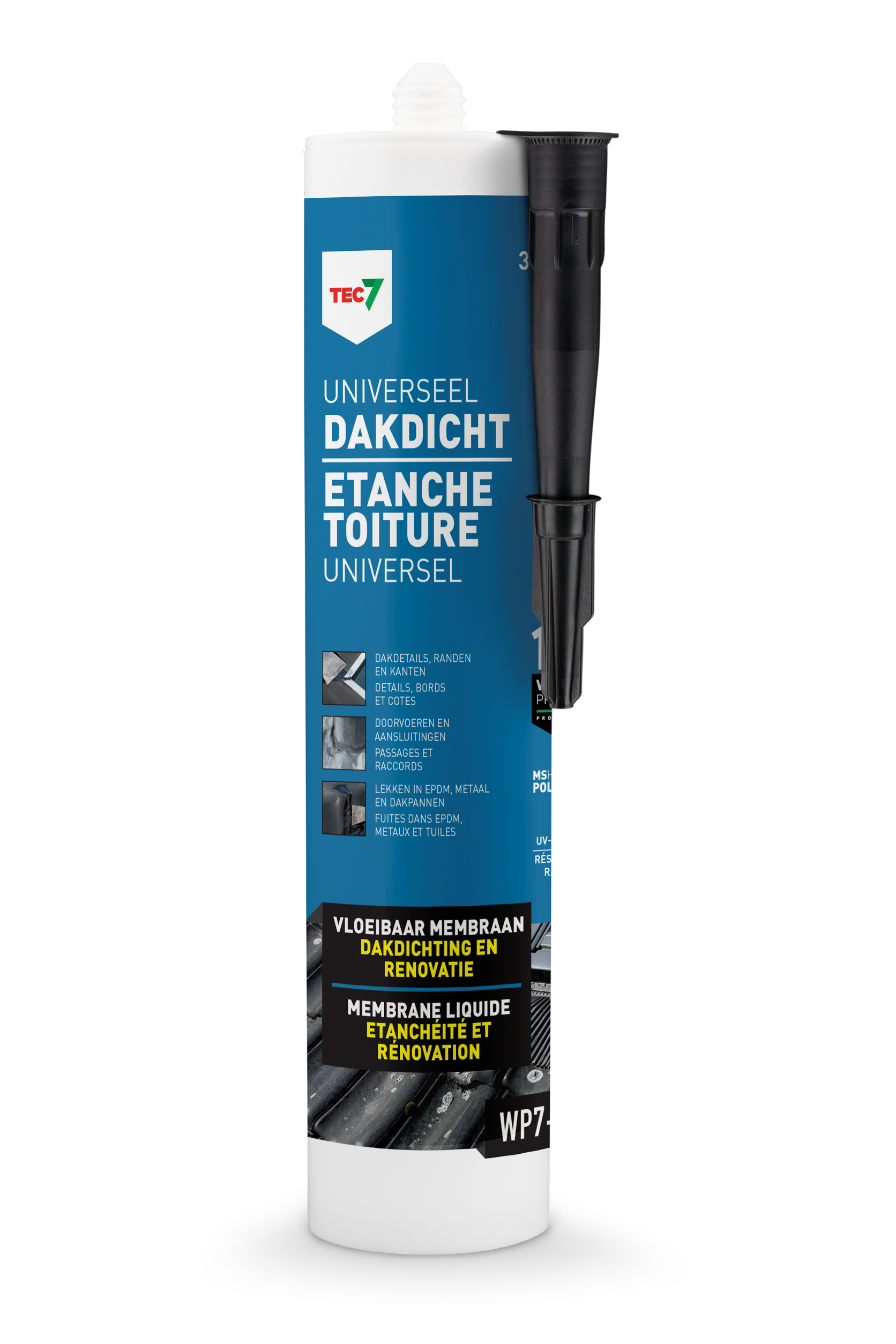 Wp7-101 Universeel Dakdicht Blik 750ml