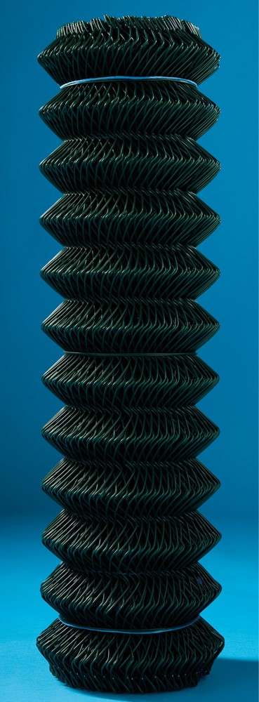 Tennisdraad gepl. 50x2.7mm x 125cm x 25m RAL 9005