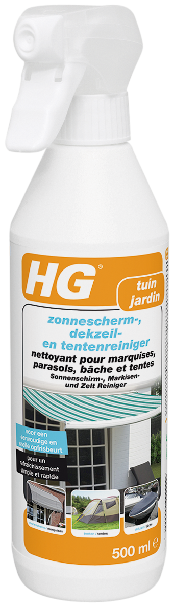 HG ZONNESCHERM-, DEKZEIL- EN TENTENREINIGER 500ML