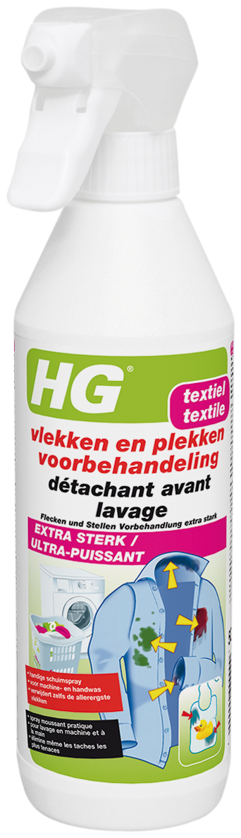 HG VLEKKEN EN PLEKKEN VOORBEHANDELING EXTRA STERK SPRAY 500ML