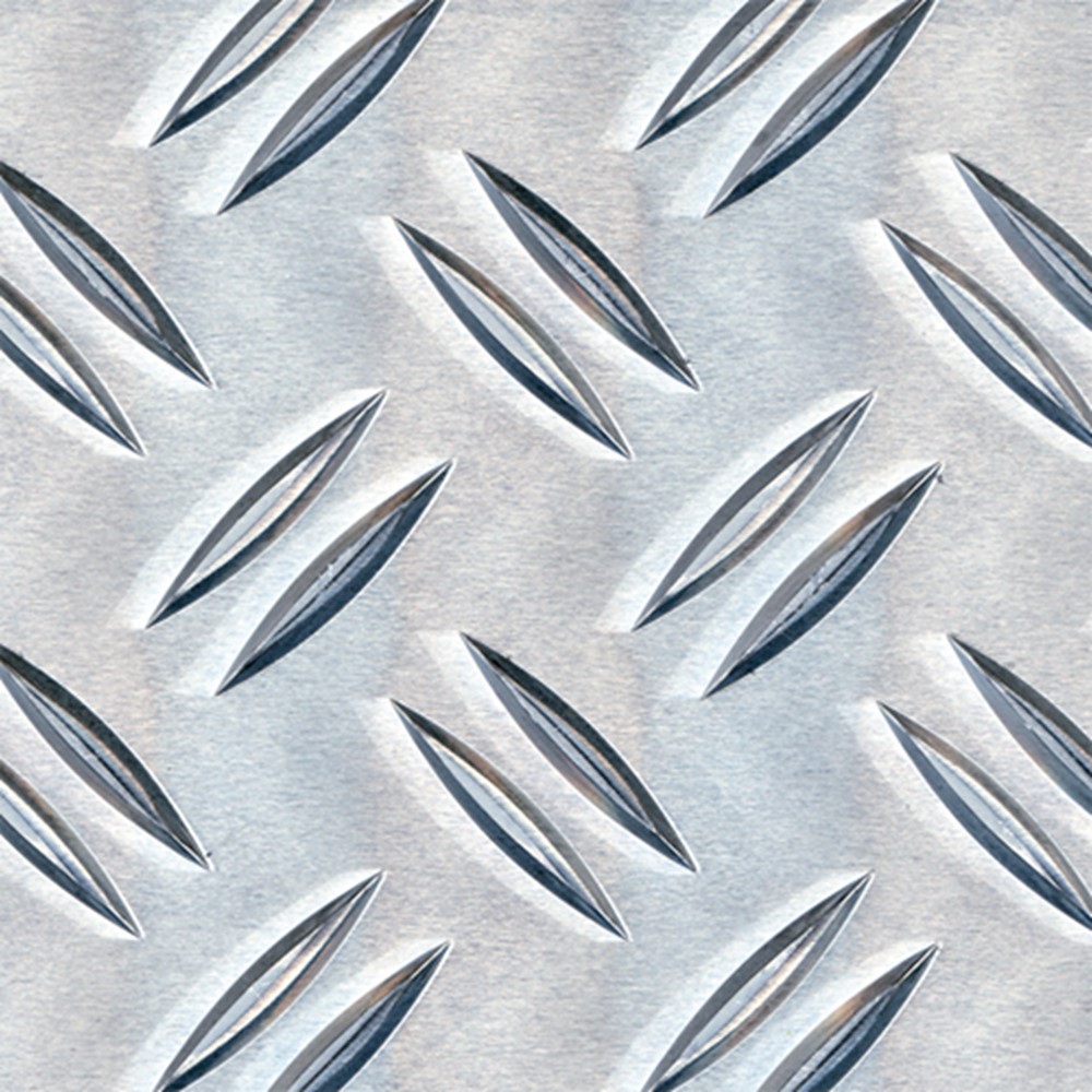 Structuurplaat, alu., blank, 200x1000x1, 5