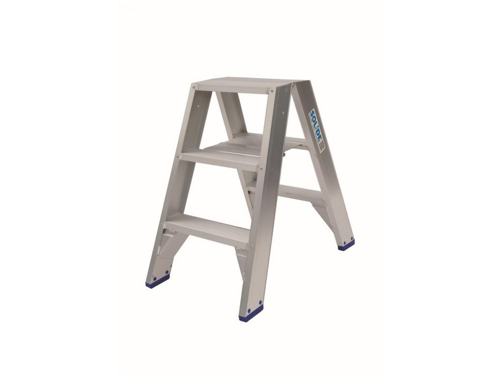 DUBBELE TRAPLADDER 0,86M 2X3 SPORTEN