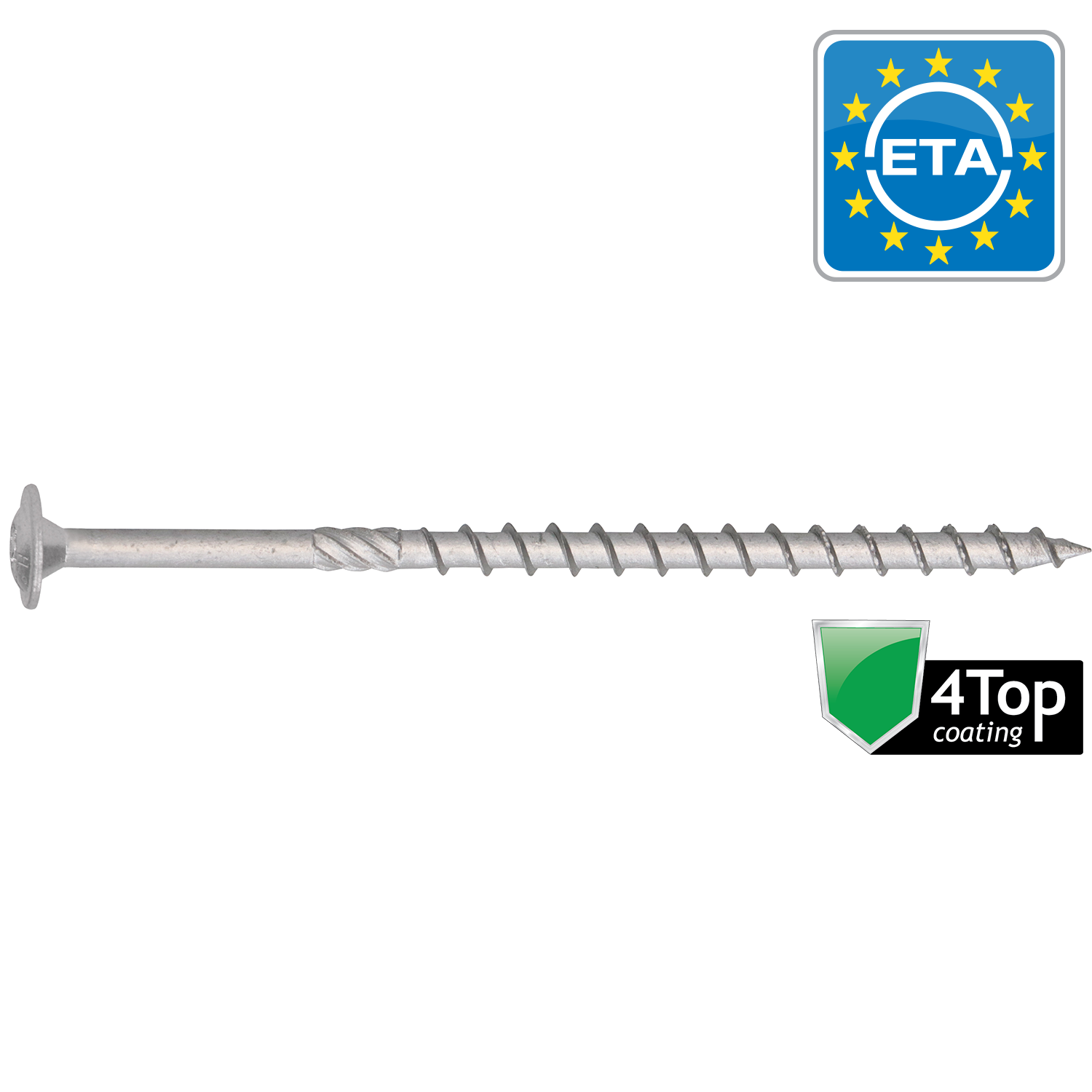 Houtconstructieschroeven Hapax Flenskop T40 ø8xl180mm 4top - 50 St