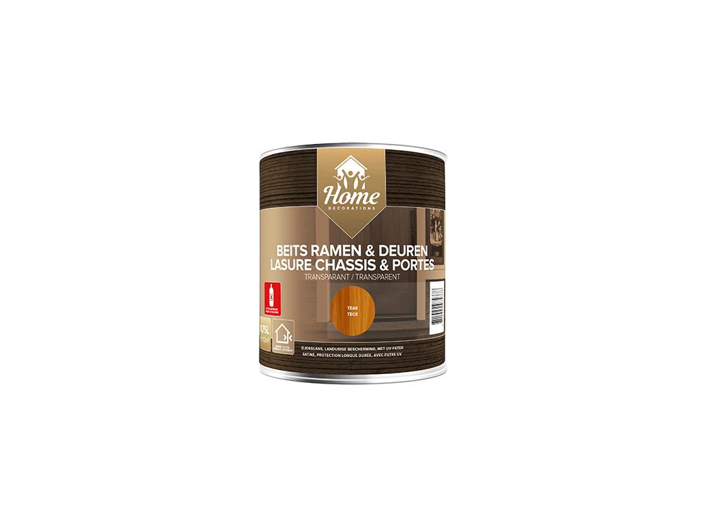 HOUTBEITS VOOR RAMEN EN DEUREN TRANSPARANT LICHT EIKEN 0,75L
