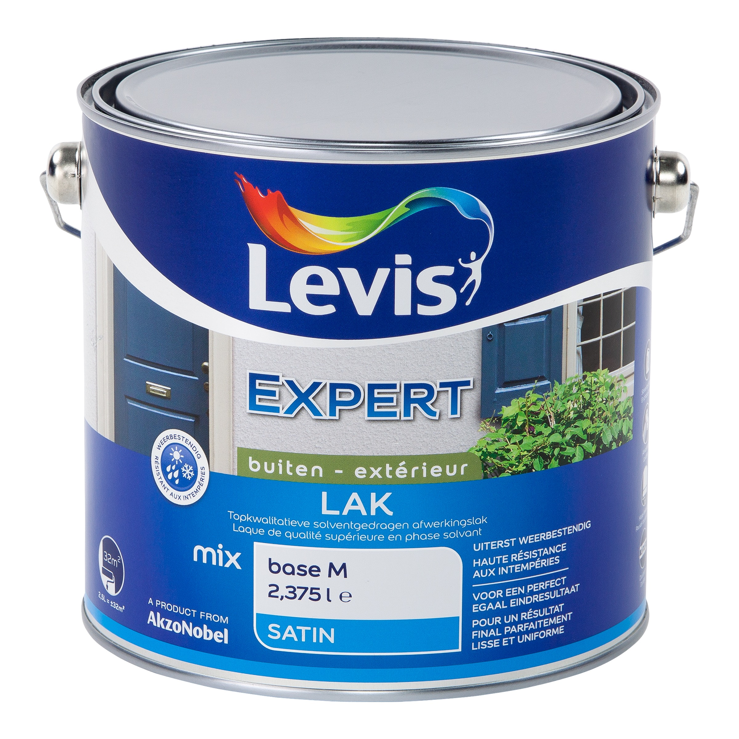 Lak Expert Hout Buiten Satin Mix 2,5 L Clear