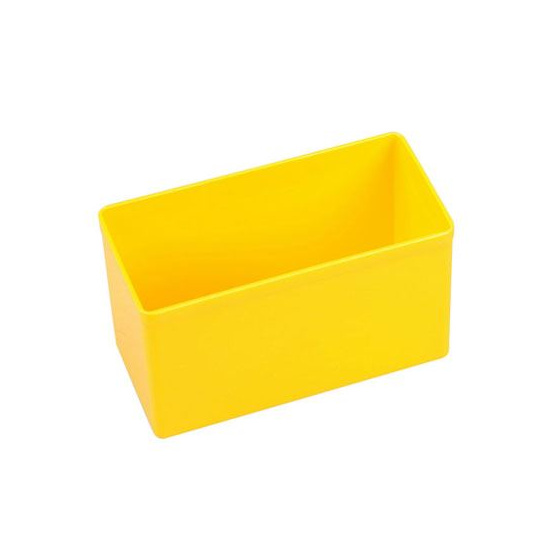 PLASTIC BAKJE 54X108XH63MM - GEEL
