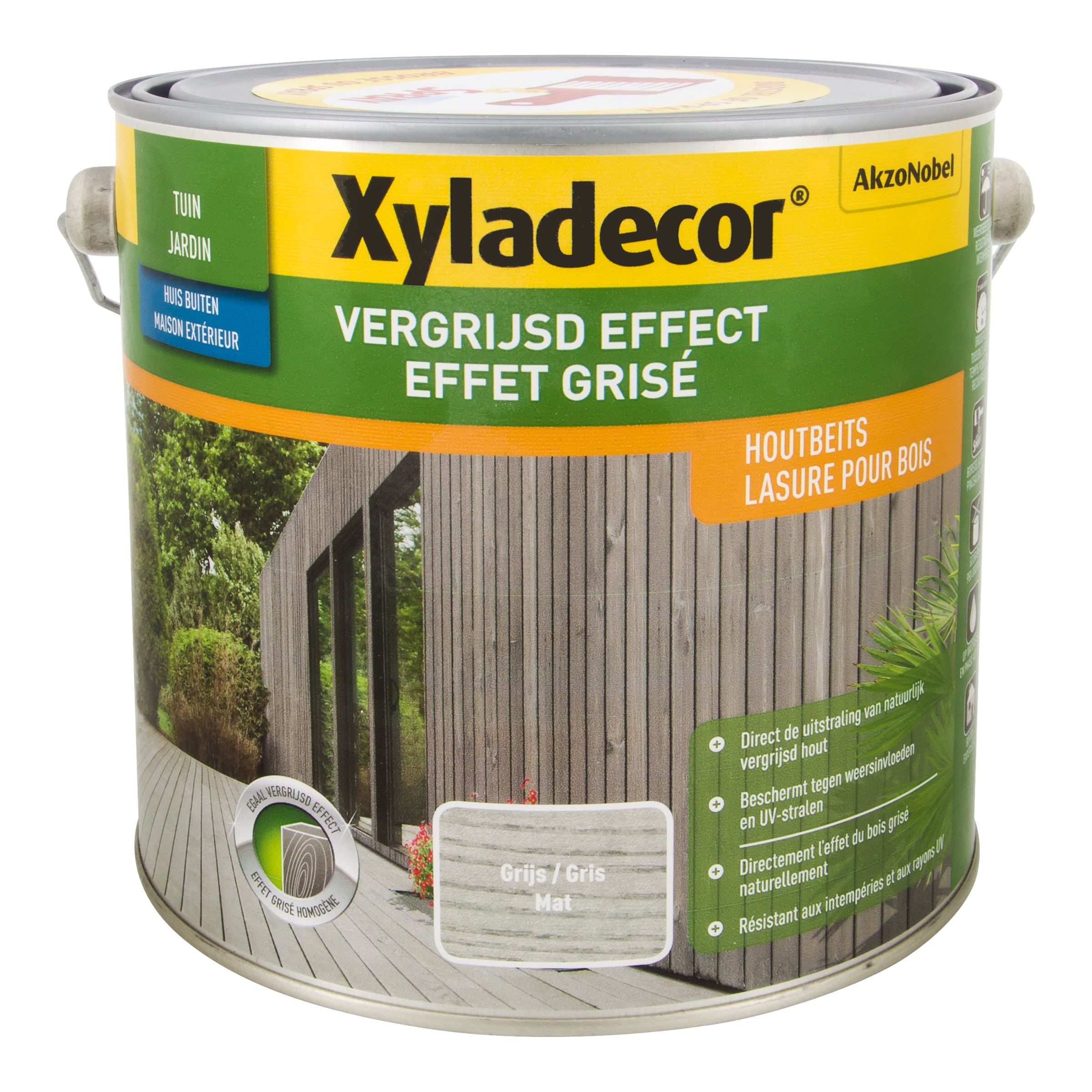 Beits Vergrijsd Effect Grijs 2,5l