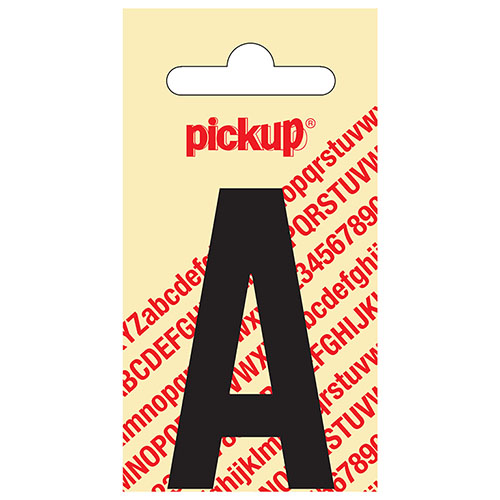 LETTER ZWART A 60 MM