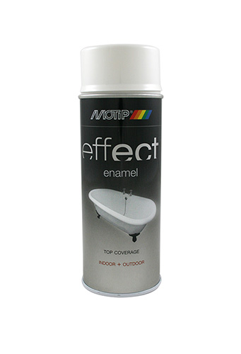 Spray Effect Keramiek Geemailleerd Wit 400ml