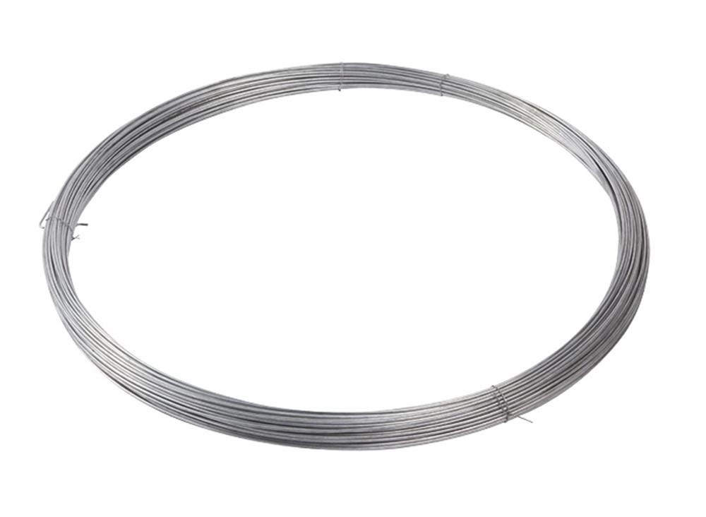 Zwaar verzinkt ijzerdraad 5x5kg ringen, 4.0mm