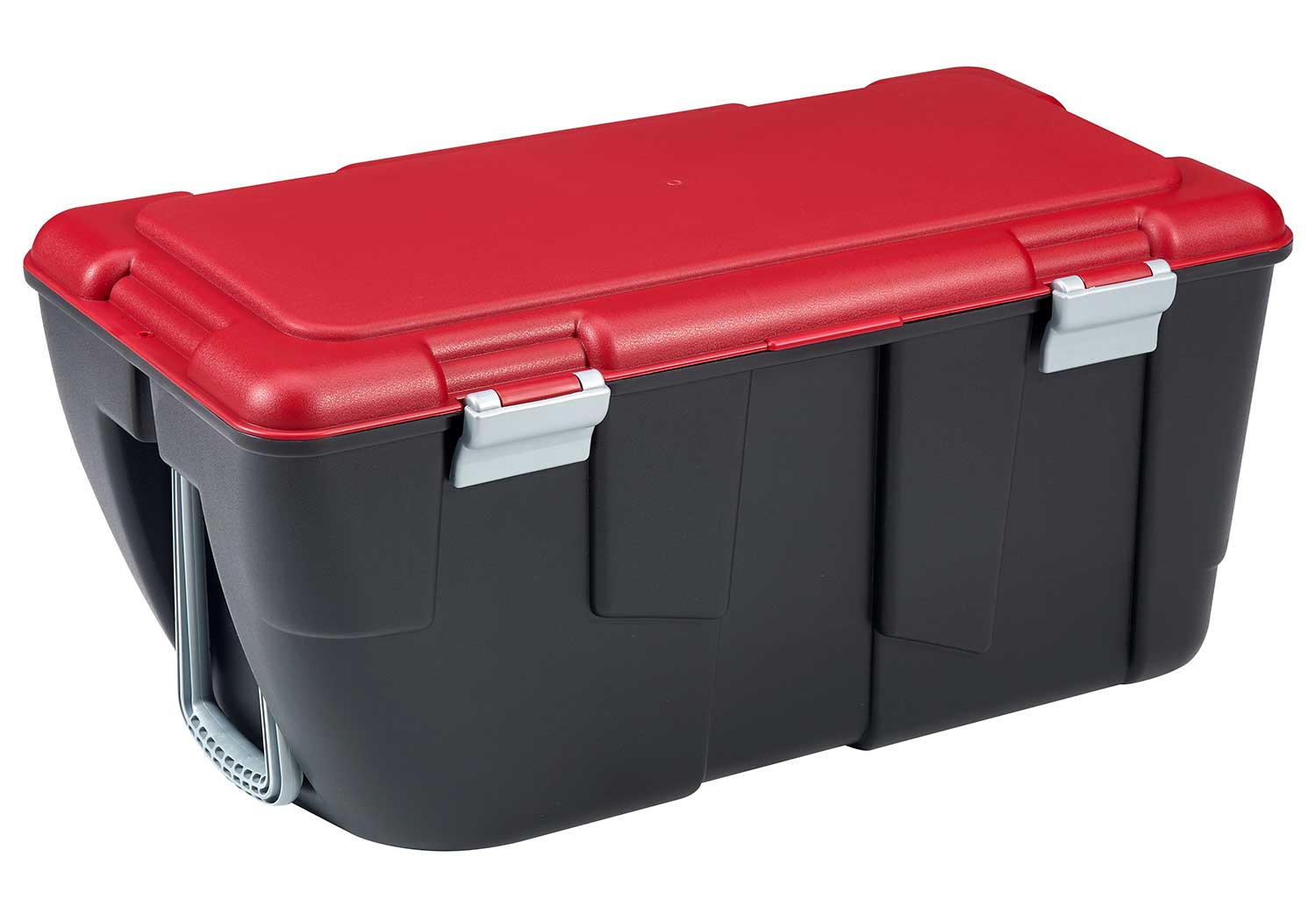 DOOS DISCOVER BOX 80L ZWART-ROOD 80.5X43X38CM